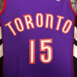 Toronto Raptors SW猛龙队 00赛季 紫黑色 15号 卡特