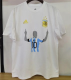 2022 Argentina (Cotton T-shirt) Fans Version Thailand Quality