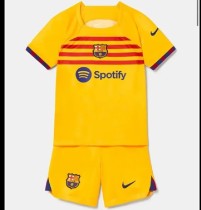 Kids kit 22-23 FC Barcelona Fourth Away Thailand Quality