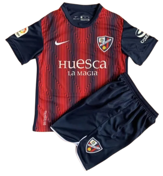 22-23 SD Huesca home Set.Jersey & Short High Quality