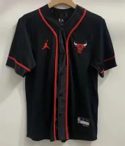 Chicago Bulls NBA公牛热身赛前服黑