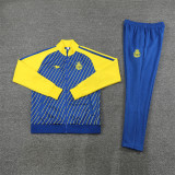 23-24 Al-Nassr FC (blue) Jacket Adult Sweater tracksuit set
