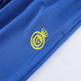 23-24 Al-Nassr FC (blue) Jacket Adult Sweater tracksuit set