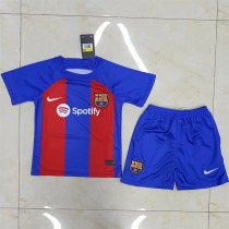 Kids kit 23-24 FC Barcelona home Thailand Quality