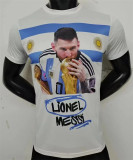 2023 Argentina (Cotton T-shirt) Fans Version Thailand Quality