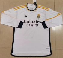 23-24 Real Madrid home Long sleeve Thailand Quality