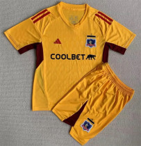 Kids kit 23-24 Social y Deportivo Colo-Colo (Goalkeeper) Thailand Quality