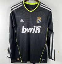 Long sleeve 10-11 Real Madrid Away Retro Jersey Thailand Quality