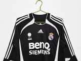Long sleeve 06-07 Real Madrid Third Away Retro Jersey Thailand Quality