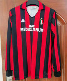 Long sleeve 88-89 AC Milan home Retro Jersey Thailand Quality