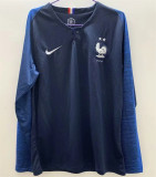 Long sleeve 2018 France home Retro Jersey Thailand Quality