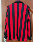 Long sleeve 88-89 AC Milan home Retro Jersey Thailand Quality