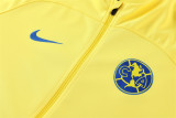 23-24 Club América (yellow) Jacket Adult Sweater tracksuit set