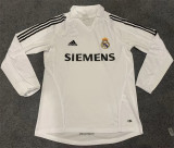 Long sleeve 05-06 Real Madrid home Retro Jersey Thailand Quality