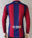 Long sleeve 23-24 FC Barcelona home Player Version Thailand Quality