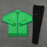 23-24 NJ (green) Jacket Adult Sweater tracksuit set