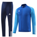 23-24 Adidas (bright blue) Jacket Adult Sweater tracksuit set