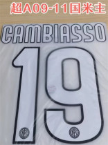 09-11 Inter milan home Vintage Ball Star ：CAMBIASSO  19#