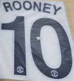 08-09 Manchester United Away (CHAMPIONS LEAGUE) Vintage Ball Star ：ROONEY  10#