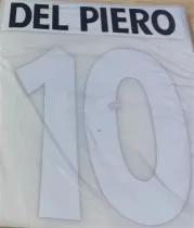 95-97 Juventus FC Away Vintage Ball Star ：DEL PIERO 10#