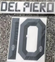 10-11 Juventus FC Away Vintage Ball Star ：DEL PIERO 10#