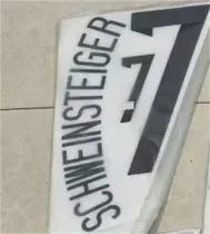 2014 Germany home Vintage Ball Star ：SCHWEINSTEIGER  7#