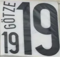 2014 Germany home Vintage Ball Star ：GOTZE 19#