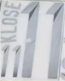 2014 Germany Away Vintage Ball Star ：KLOSE 11#