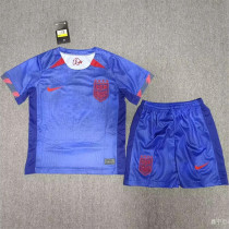 Kids kit 2023 United States Away Thailand Quality