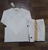 Long sleeve 23-24 Real Madrid home Set.Jersey & Short High Quality