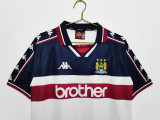 97-98 Manchester City Away Retro Jersey Thailand Quality