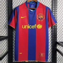 07-08 FC Barcelona (50 YearsSouvenir Edition) home Retro Jersey Thailand Quality