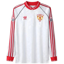 Long sleeve 1991 Manchester United (Winner's Cup) Retro Jersey Thailand Quality