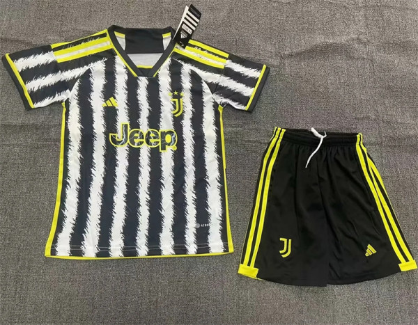 Kids kit 23-24 Juventus home Thailand Quality