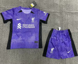 Kids kit 23-24 Liverpool Third Away Thailand Quality
