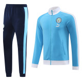 23-24 Manchester City (blue) Jacket Adult Sweater tracksuit set
