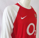 Long sleeve 02-04 Arsenal home Retro Jersey Thailand Quality