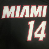 23 Miami Heat NBA  23赛季 热火队 V领 黑色 14号 希罗