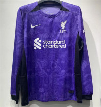 23-24 Liverpool Third Away Long sleeve Thailand Quality