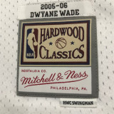 Miami Heat Dwyane Wade Mitchell & Ness 2005-06 White Hardwood Classics Swingman Jersey