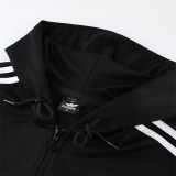 23-24 Adidas (black) Jacket and cap set training suit Thailand Qualit