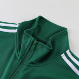 23-24 Adidas (green) Jacket Adult Sweater tracksuit set