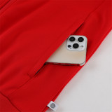 23-24 AJ (Red) Jacket Adult Sweater tracksuit set