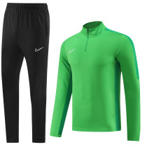 23-24 NJ (green) Adult Sweater tracksuit set Training Suit