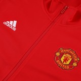 23-24 Manchester United (Red) Jacket Adult Sweater tracksuit set