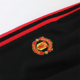 23-24 Manchester United (black) Jacket Adult Sweater tracksuit set