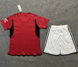 23-24 Manchester United home Set.Jersey & Short High Quality