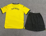 Kids kit 23-24 Borussia Dortmund home Thailand Quality