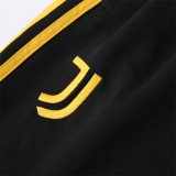 23-24 Juventus FC (black) Jacket Adult Sweater tracksuit set