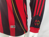 Long sleeve 2006 AC Milan home Retro Jersey Thailand Quality